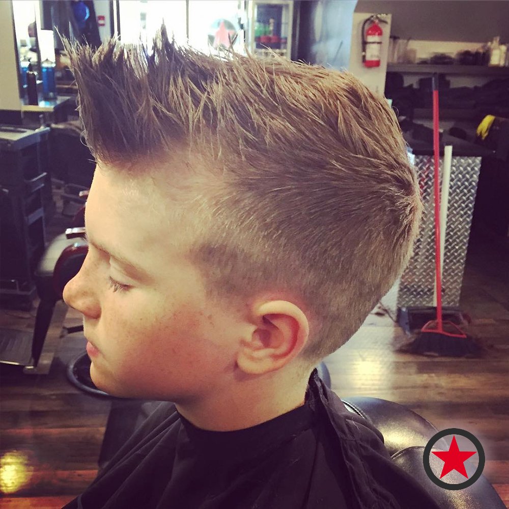 Plan B Kelowna hair salon | kids mohawk haircut by Terri