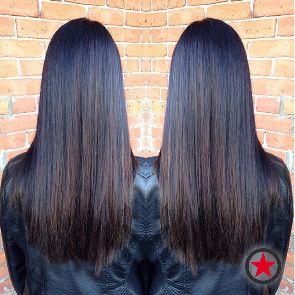 Plan B Kelowna Hair Salon | Beautiful dark brunette by Courtney M