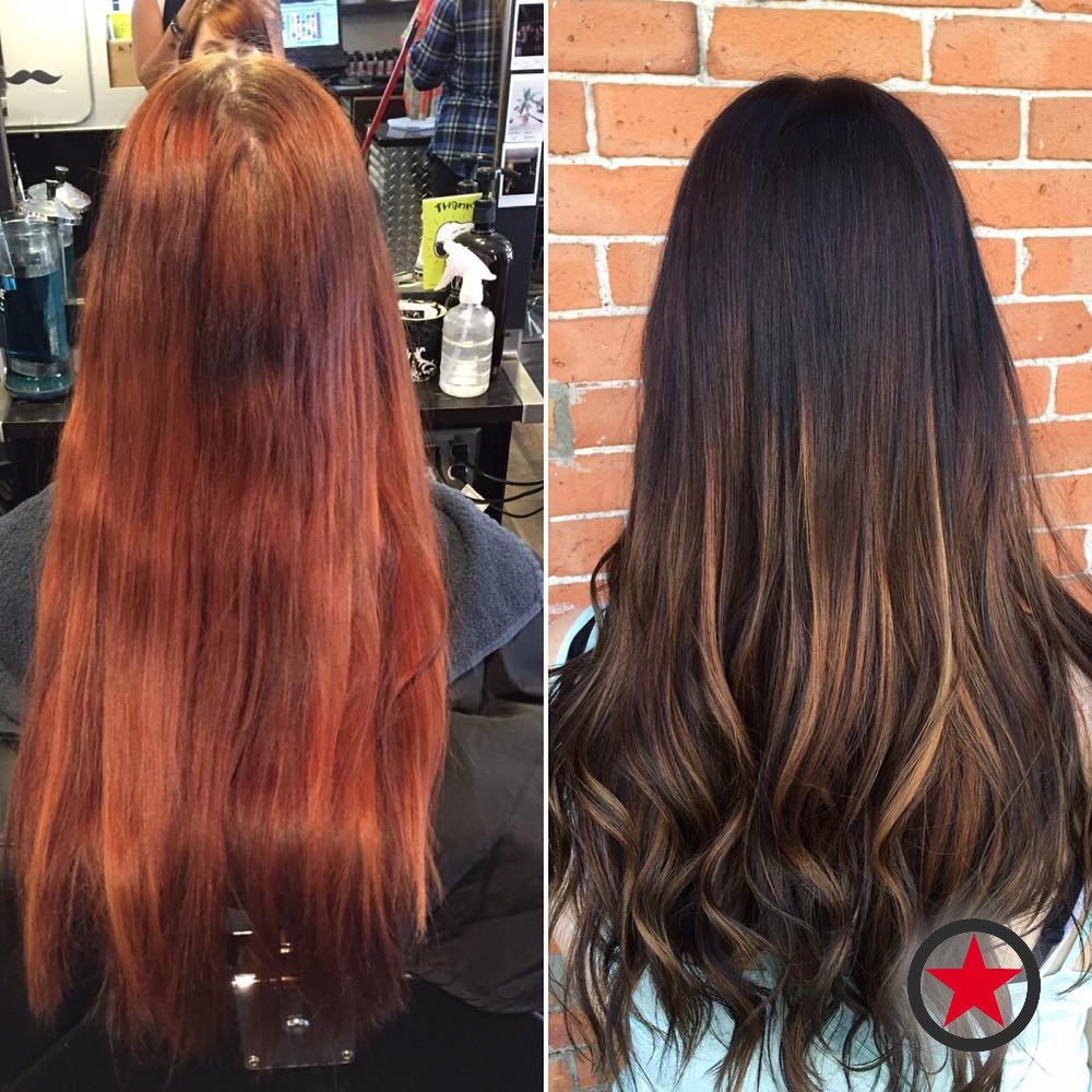 Plan B Kelowna Hair Salon | Brunette balayage transformation by Courtney