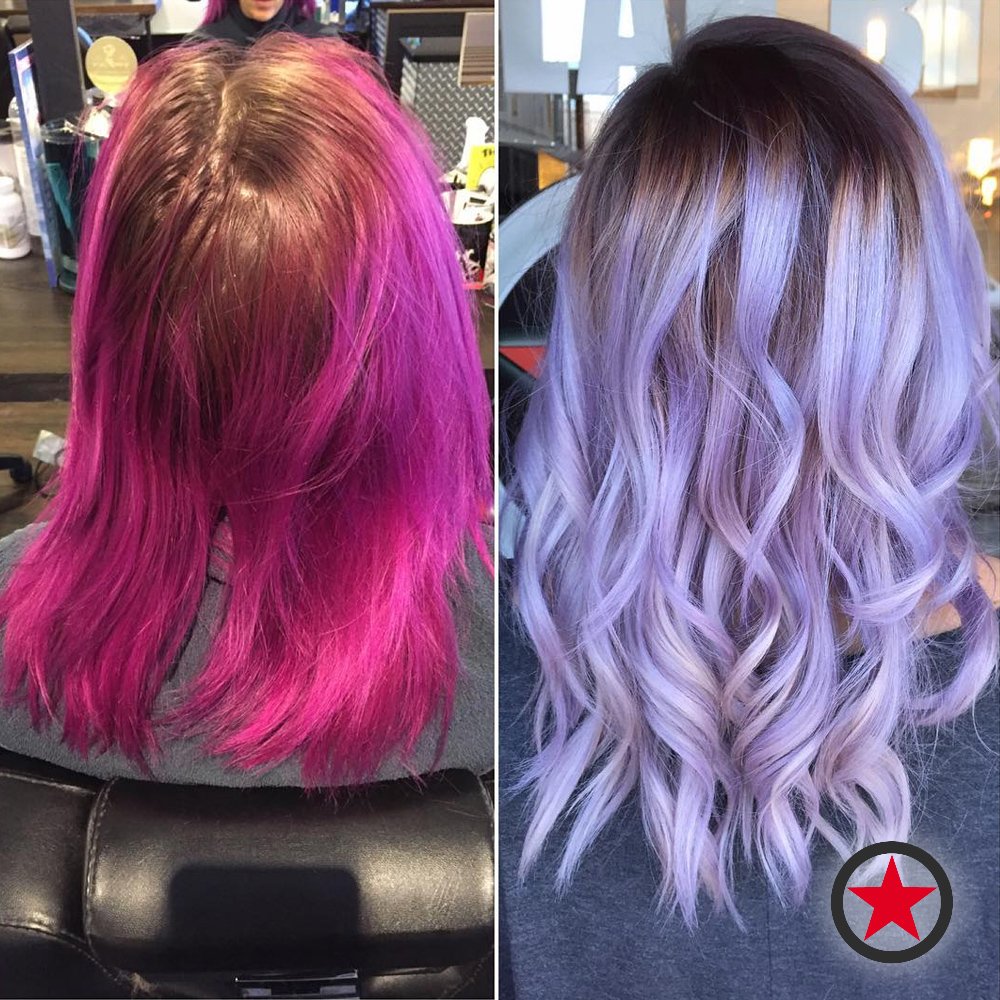 Plan B Kelowna Hair Salon | Pastel purple hair colour by Courtney